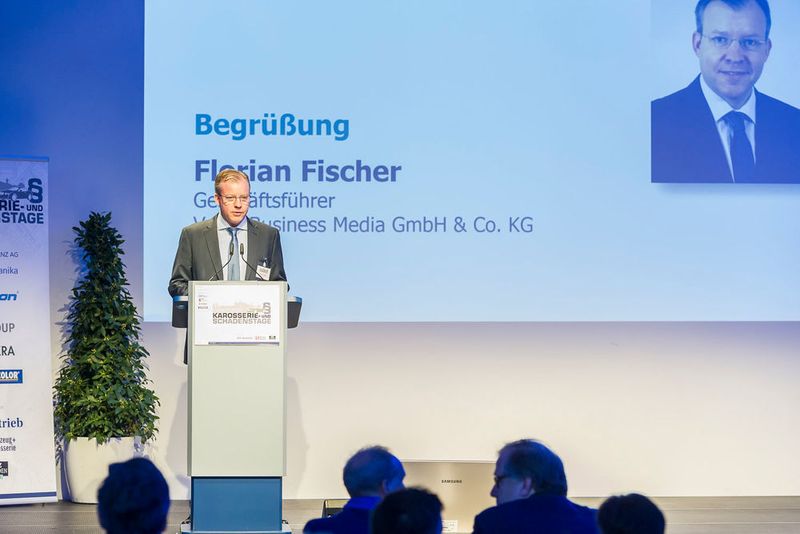 Florian Fischer, Geschäftsführer Vogel Business Media, begrüßte die Teilnehmer und Aussteller in Würzburg.  (Rainer Wengel)