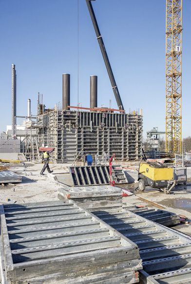 1. Die Schalungen kamen an wesentlich mehr Stellen zum Einsatz, als ursprünglich geplant.(Bild: NOE-Schaltechnik)