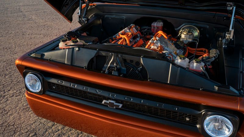 Bereits hier kam ein Großteil der Bauteile aus dem Chevrolet Bolt. Aus dem E-Auto soll auch der Großteil für das jetzt vorgestellte Umrüstkit stammen.  (Bild: Chevrolet)