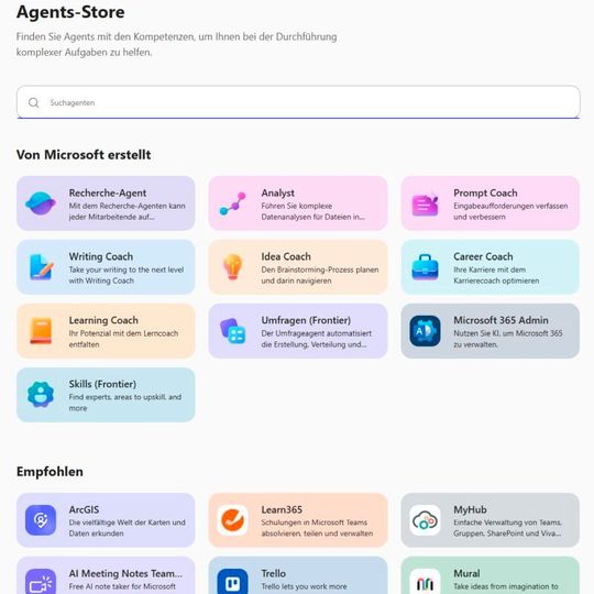 Microsoft ermöglicht die Erstellung von Agenten in Microsoft 365 in Zukunft auf Basis von GPT-Modellen und jetzt auch von Claude. (Bild:  Joos - Microsoft)