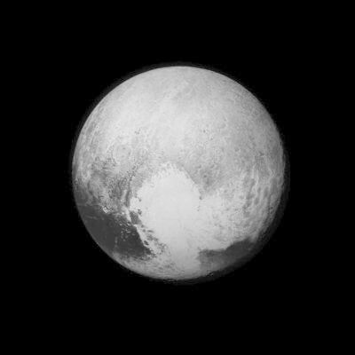 Pluto, Planet mit `Herz´, aufgenommen am 14. Juli 2015. (Bild: NASA)