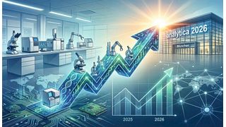 Robotik, Automatisierung, Life-Science-Tools: in zahlreichen Segmenten der Labortechnik erwarten Experten Wachstum in den kommenden Jahren. Auf der Analytica 2026 kann man sich ein Bild vom aktuellen Stand der Technik machen. (Symbolbild) (Bild: Gemini 3 Pro Image / KI-generiert)
