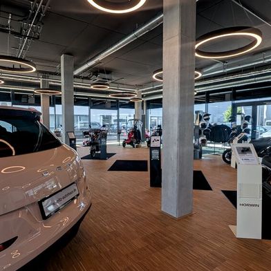 Im Elektromobilitätszentrum von Seitz können die Kunden nicht nur E-Roller kaufen, sondern auch Seniorenmobile. (Bild: Mauritz – VCG)