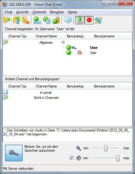 ...sondern auch Kommunikationsfunktionen bis zum Voicechat mit Tonaufzeichnung. (3) (Archiv: Vogel Business Media)