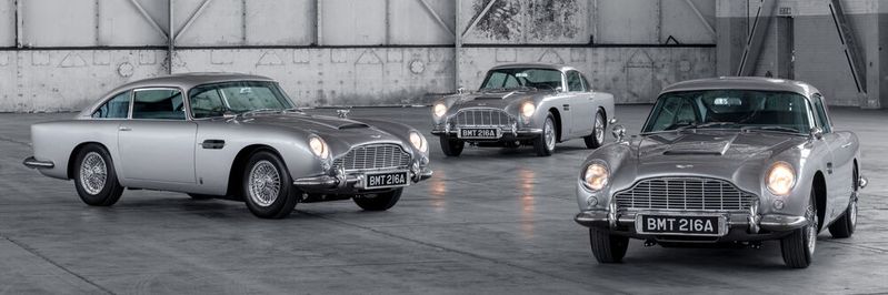 James-Bond-Autos sind zeitlose Klassiker – ganz besonders der Aston Martin DB5 aus „Goldfinger“. Der schnellste ist allerdings der Aston Martin DBS V12 von 2007.(Bild:  Max Earey/Aston Martin)
