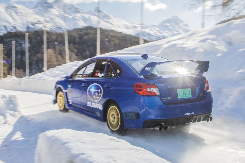 Im Voraus war die Bahn extra vier Tage lang für das Event präpariert worden. (Subaru USA)
