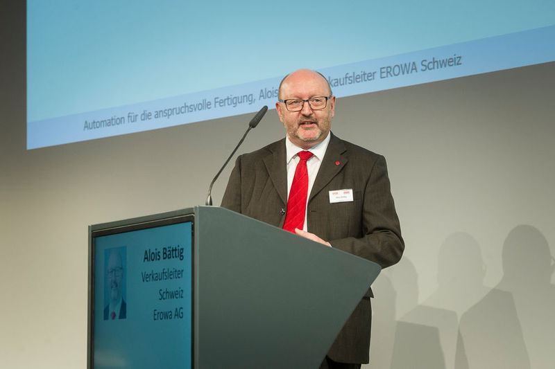 Alois Bättig, Verkaufsleiter Schweiz, Erowa AG. (Bild: Thomas Entzeroth)
