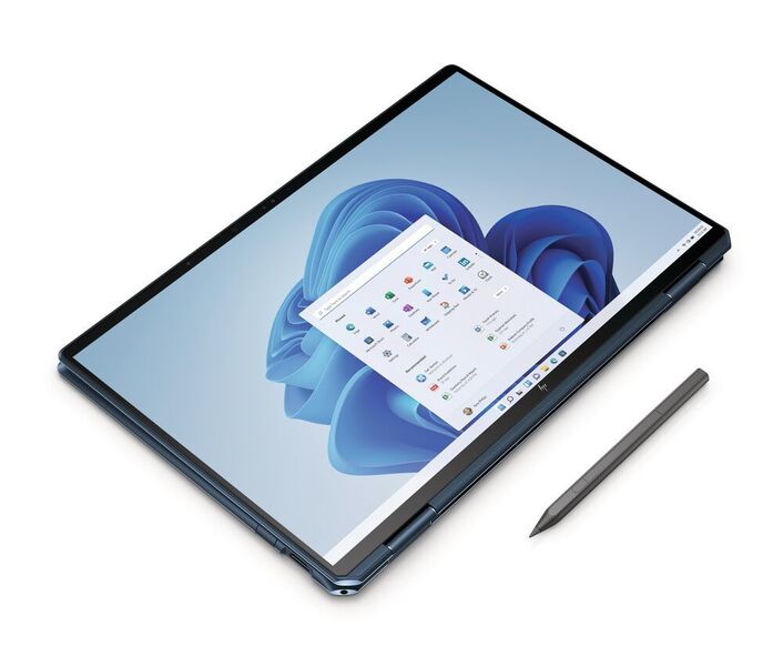 Der 2-in-1-Laptop kann als Notebook und als Tablet genutzt werden und kommt mit einem Touch Pen. (HP)