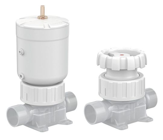 Gemü C60 Clean Star, pneumatisch betätigt und Gemü C67 Clean Star, manuell betätigt, Antriebsgrößen 4(Bild:  Gemü)