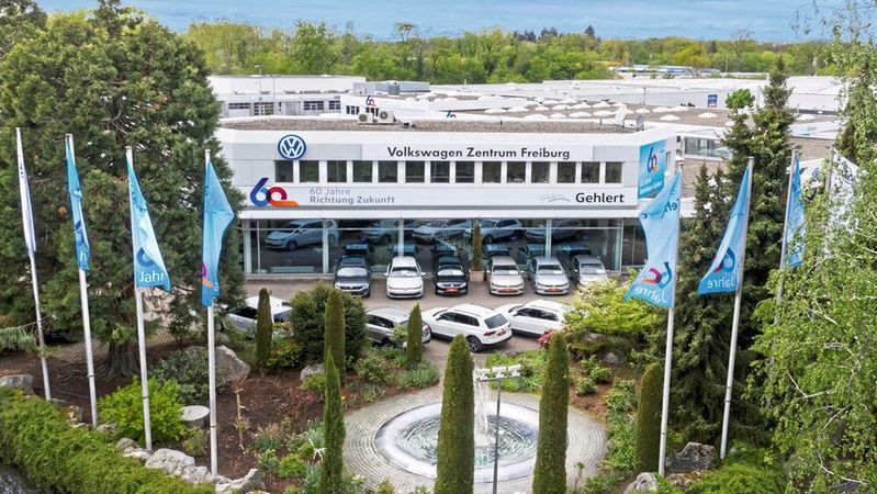 Das Autohaus Gehlert in Freiburg besteht seit 65 Jahren. Im Juli wird es Teil der Graf-Hardenberg-Gruppe.(Bild:  Graf Hardenberg)