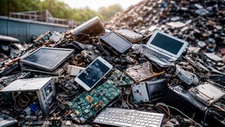 Elektroschrott: Ein Symbolbild (Bild: Dall-E / KI-generiert)