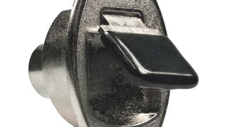 Rückseite mit Türanschlagdämpfer (Bild: Burg)