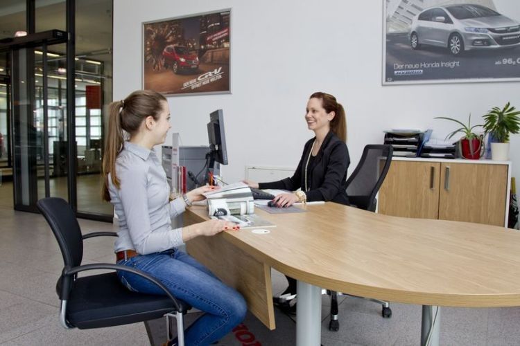 Die neuen Verkäuferarbeitsplätze. (Foto: Honda)