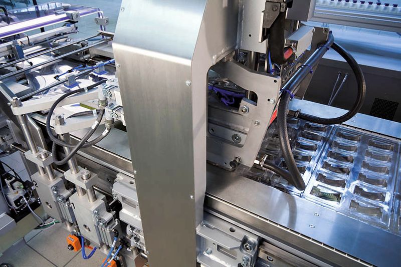 Mithilfe der Thermoform-Technik kann die Länge der Verpackungslinien begrenzt werden. (Bild: Gerhard Schubert)