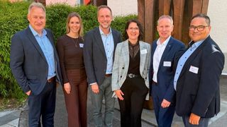 Der neu gewählte Vorstand von GOP (v. l. n. r.): Rolf Freiburghaus, Michelle Schenker, Andreas Bachmann, Julia Lacher, Holger Hanau und Marco Carrano. Nicht abgebildet: Willi Graf. (Bild: Gesellschaft für Fluidtechnik (GOP))