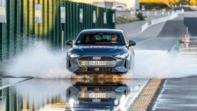 Auf nasser Fahrbahn zeigte der Continental Premium-Contact 7 mit Abstand die besten Leistungen.  (Bild: GTÜ)