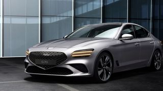 Der Genesis G70 soll wohl 2021 nach Europa kommen. Er bekommt dafür das Gesicht des bereits im Frühjahr vorgestellten G80. (Bild: Genesis)