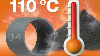 Ein wahrer Allrounder bei hohen Temperaturen soll das neue SLS-Material Iglidur i-230 von Igus sein. Denn es trotzt laut Hersteller langfristig selbst Temperaturen von 110 °C,  bringt aber noch andere Vorteile mit, wenn es für Gleitlager verwendet wird. (Bild: Igus)