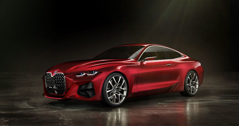 Das Concept 4 von BMW nimmt das nächste 4er Coupé vorweg. (BMW)