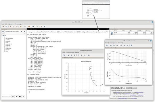 Bild 5: Übertragen eines Xcos-Modells in Scilab.(Bild:  Prof. Böttcher)