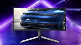 Der Agon by AOC PD34 basiert auf einem QD-OLED-Panel mit einer Spitzenhelligkeit von 1.000 Nits, das mit VESA-Zertifizierung für DisplayHDR True Black 400 aufwarten kann.   (Bild: AOC)