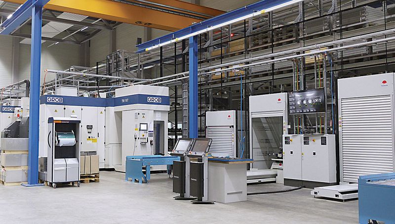 Typische Elemente des Paletten-Handlings: Be- und Entladeeinheiten an einem Multi-Level-System (MLS) von Fastems. (Fastems)