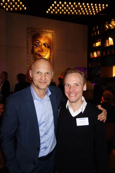 (l.) Michael Vorberger, Samsung, und Matthias Gilch, Medium. (Bild: IT-BUSINESS)