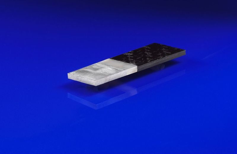 Aluminium-FVK-Verbindung hergestellt im Niederdruckguss. (Fraunhofer IFAM)