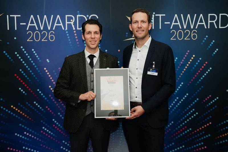 Mark Geiger (l.) und Felix Kugler von Okta. (Bild:  Manuel Emme Fotografie)