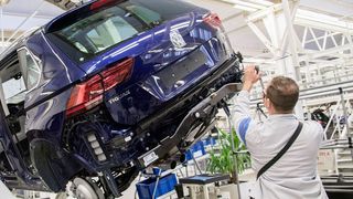 Auch die Produktion des Tiguan muss VW teilweise aussetzen. (Bild: VW)