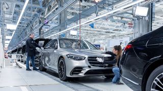 Der Auftragsbestand in der deutschen Autobranche ist im April gestiegen. (Bild: Mercedes-Benz Group AG)