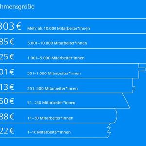 Die Unternehmensgröße hat einen großen Einfluss auf das Gehalt bei Ingenieuren. 