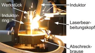 Laserwarmschweißen von Vergütungsstählen  (Bild: LZH)