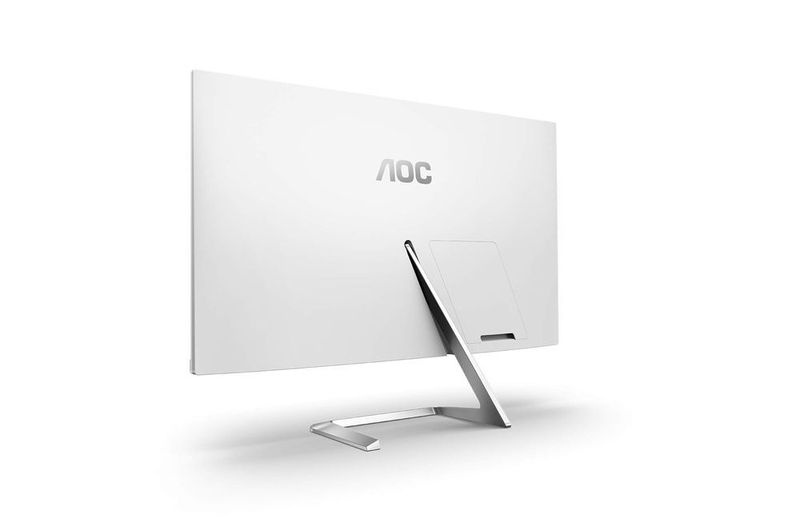 AOC stellt den asymmetrischen Q27T1 mit schwarzer oder mit weißer Rückwand her. (AOC)