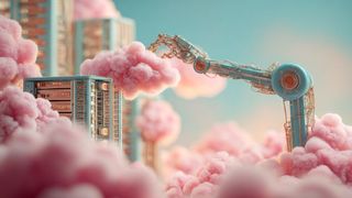 Mithilfe von Künstlicher Intelligenz lassen sich hybride Umgebungen aus Cloud-Angaboten und On-Premises-Infrastrukturen vergleichsweise einfach erstellen, um ein großes Maß an Souveränität zu erzielen.  (Bild: Midjourney / KI-generiert)