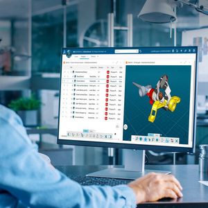 Alle Konstruktionsdaten werden dabei sicher in der Cloud gespeichert.(Bild:  Dassault Systèmes)