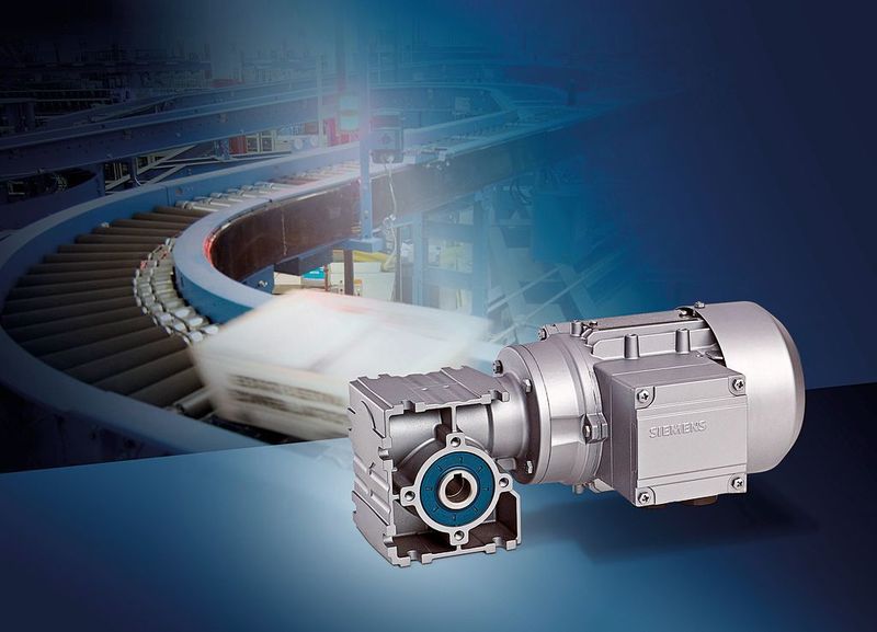 Die neue Schneckengetriebereihe von Drive Technologies bietet hohen Wirkungsgrad und Übersetzungsbereich und ist besonders für die Fördertechnik geeignet. Bild: Siemens (Archiv: Vogel Business Media)
