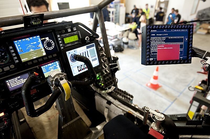 Das Cockpit der Solar Impulse (Solar Impulse)