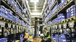 Elsen übernimmt am Siemens-Standort Nürnberg für die Business Unit Large Drives die Prozesse der operativen Logistikkette. (Bild: Sputnik)