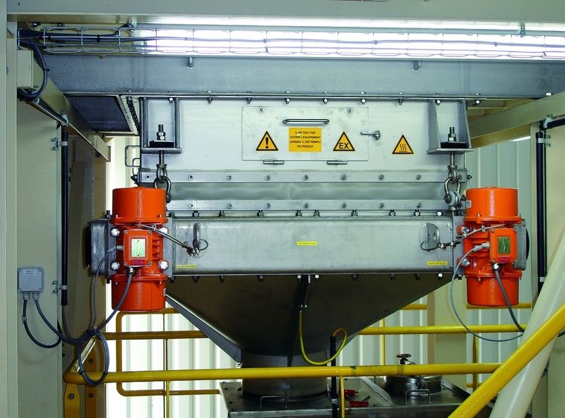 Close up of the vibratory feeder (Archiv: Vogel Business Media)