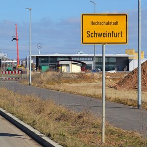 ... ist in der Hochschulstadt Schweinfurt ...(Foto:  Michel)