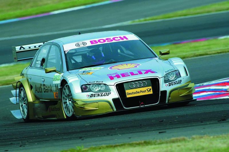 Auch in der DTM vertraut Audi auf die Produkte von Shell. Das Ergebnis: der Gesamtsieg von Timo Scheider im A4 2008 . sich.Audi Motorsport vertrautauch hier auf die Qualitäten von Shell Helix Ultra.f (Archiv: Vogel Business Media)