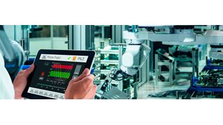 Den Überblick behalten, auch wenn Applikationen immer komplexer werden: Smarte Bedienkonzepte unterstützen den Anwender und bieten Diagnoseinformationen für einen effizienten Betrieb. (© PaO_STUDIO/Shutterstock, © Pilz)