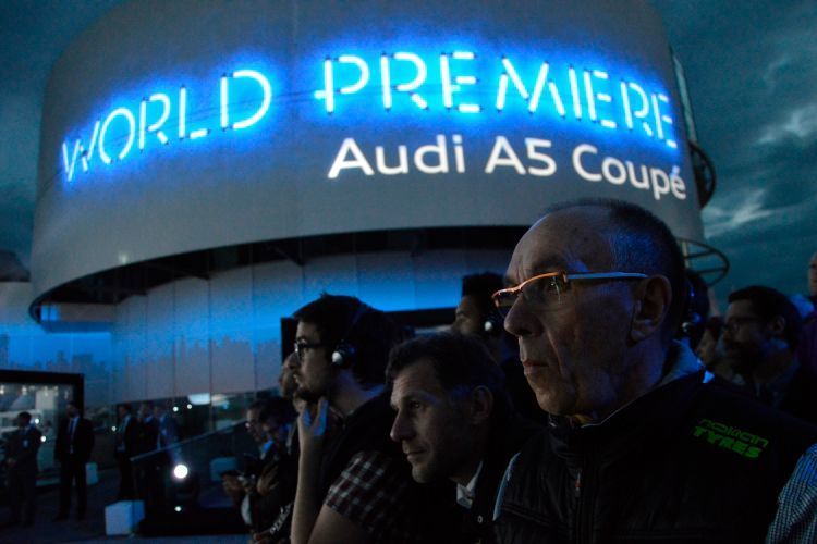 Auf der Agenda stand die Weltpremiere des neuen A5 Coupés. (Achter / »kfz-betrieb«)