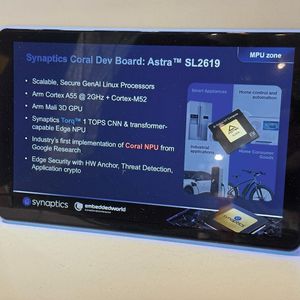 Datenblatt-Übersicht zum neuen Synaptics Coral Dev Board (Astra SL2619), das in Kooperation mit Google Research entstand und eine NPU für Edge-KI bietet.(Bild:  mc/VCG)