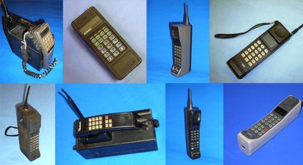 Analogtelefone der 1. Generation aus den 80er Jahren (Bild: University of Salford)