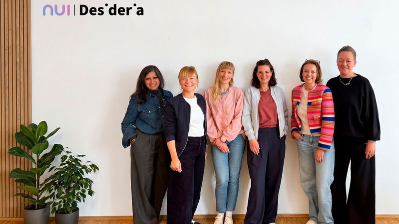 Von links: Shilu Mistry und Katharina Volkmer (Nui Care), Judith Amri Zai, Isabelle Henn, Nelli Hennig, Anja Kälin (Desideria). (Bild:  Desideria e. V.)