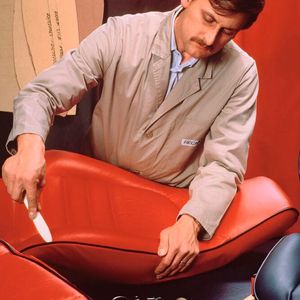 1965 Recaro stellte den ersten Recaro-Sportsitz auf der Automobilausstellung in Frankfurt vor. 1974 brachte man mit dem Recaro Profi-Vollschalensitz der erste Motorsportsitz auf den Markt.(Bild:  Recaro)