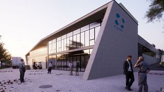 So wird das Franke-Werk-6 mal aussehen, das in der Bahnstraße in Aalen jetzt entsteht. (Bild: Franke)