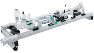 Linearfördermodule ermöglichen das Arbeiten direkt auf den Transportschlitten. (Yamaha)